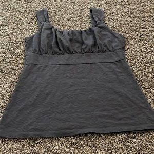 Ann Taylor gray sleeveless top